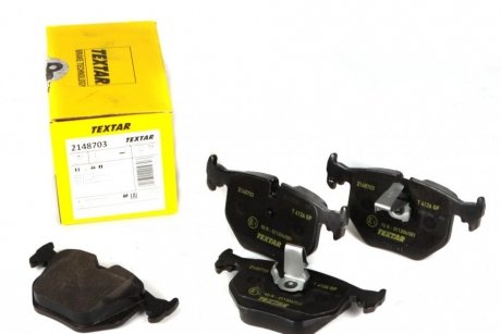 Комплект тормозных колодок, дисковый тормоз TEXTAR 2148703 (фото 1)