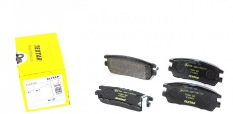 Комплект тормозных колодок, дисковый тормоз TEXTAR 2184002 (фото 1)