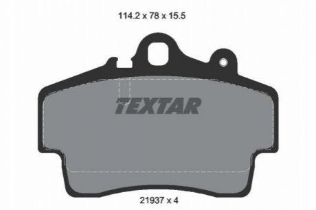 Тормозные колодки TEXTAR 2193702 (фото 1)