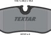 Комплект тормозных колодок, дисковый тормоз TEXTAR 2210101 (фото 2)