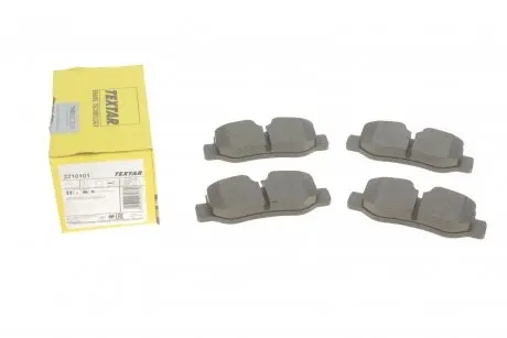 Комплект тормозных колодок, дисковый тормоз TEXTAR 2210101