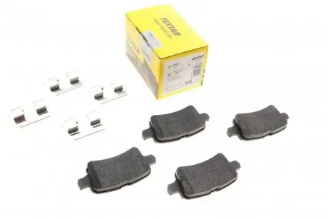 Комплект гальмівних колодок, дискове гальмо TEXTAR 2212901