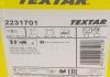 Комплект тормозных колодок, дисковый тормоз TEXTAR 2231701 (фото 6)