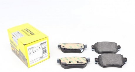 Комплект тормозных колодок, дисковый тормоз TEXTAR 2234901