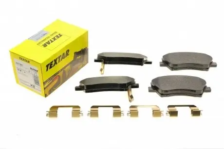 Комплект тормозных колодок, дисковый тормоз TEXTAR 2251801