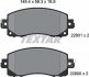 Комплект тормозных колодок, дисковый тормоз TEXTAR 2280001 (фото 2)