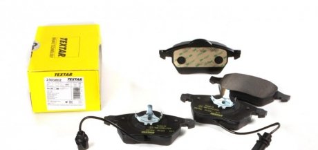 Комплект тормозных колодок, дисковый тормоз TEXTAR 2301802 (фото 1)