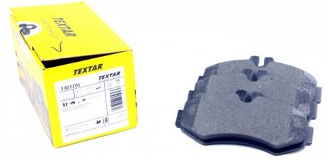 Комплект гальмівних колодок, дискове гальмо TEXTAR 2302201