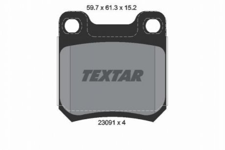 Тормозные колодки TEXTAR 2309102