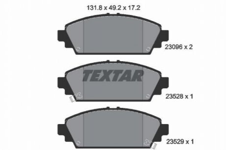 Тормозные колодки TEXTAR 2309601