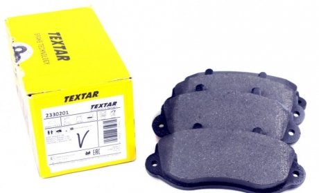 Комплект тормозных колодок, дисковый тормоз TEXTAR 2330201 (фото 1)