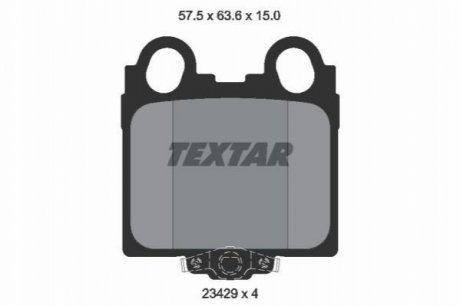 Тормозные колодки TEXTAR 2342901 (фото 1)