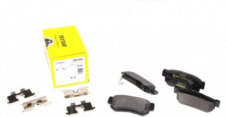 Комплект тормозных колодок, дисковый тормоз TEXTAR 2354301 (фото 1)