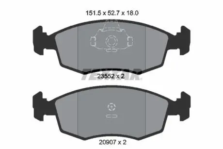 Тормозные колодки TEXTAR 2355202