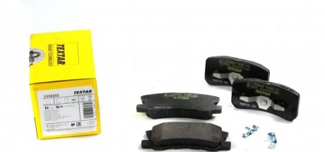 Комплект тормозных колодок, дисковый тормоз TEXTAR 2358202 (фото 1)