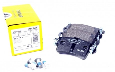 Комплект тормозных колодок, дисковый тормоз TEXTAR 2366901