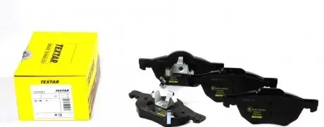 Комплект тормозных колодок, дисковый тормоз TEXTAR 2372001