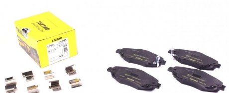 Комплект тормозных колодок, дисковый тормоз TEXTAR 2376802 (фото 1)