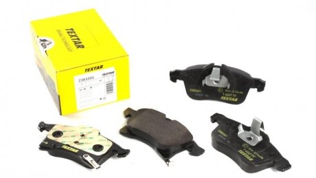 Комплект тормозных колодок, дисковый тормоз TEXTAR 2383201 (фото 1)