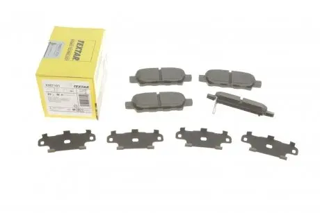 Комплект гальмівних колодок, дискове гальмо TEXTAR 2387101