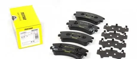 Комплект тормозных колодок, дисковый тормоз TEXTAR 2404601