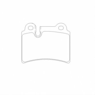 Комплект тормозных колодок, дисковый тормоз TEXTAR 2409701