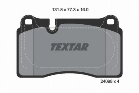 Тормозные колодки TEXTAR 2409803