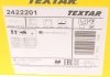 Комплект гальмівних колодок, дискове гальмо TEXTAR 2422201 (фото 5)