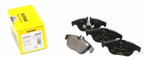 Комплект тормозных колодок, дисковый тормоз TEXTAR 2425401 (фото 1)