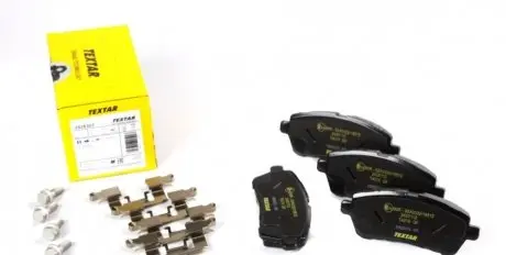 Комплект тормозных колодок, дисковый тормоз TEXTAR 2428302