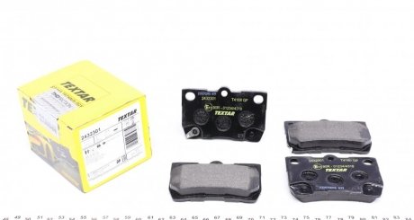 Комплект тормозных колодок, дисковый тормоз TEXTAR 2432301