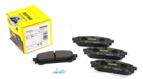 Комплект гальмівних колодок, дискове гальмо TEXTAR 2433101 (фото 1)