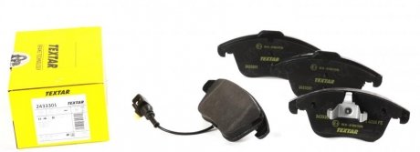 Комплект тормозных колодок, дисковый тормоз TEXTAR 2433301 (фото 1)