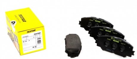 Комплект тормозных колодок, дисковый тормоз TEXTAR 2433601 (фото 1)