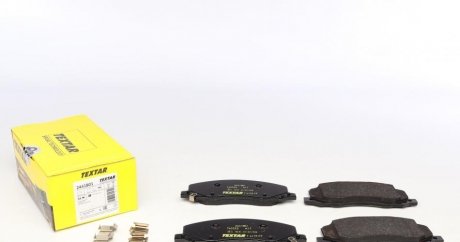 Комплект тормозных колодок, дисковый тормоз TEXTAR 2441801