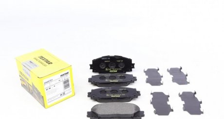 Комплект тормозных колодок, дисковый тормоз TEXTAR 2445101