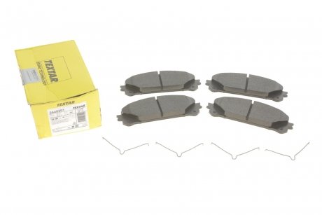 Комплект тормозных колодок, дисковый тормоз TEXTAR 2445201 (фото 1)