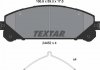 Комплект тормозных колодок, дисковый тормоз TEXTAR 2445201 (фото 5)