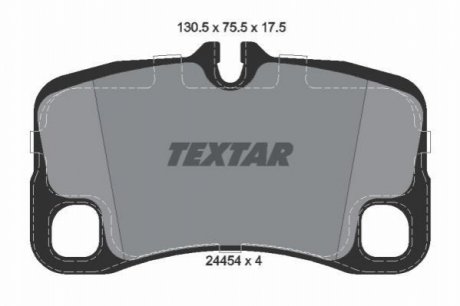 Тормозные колодки TEXTAR 2445401 (фото 1)