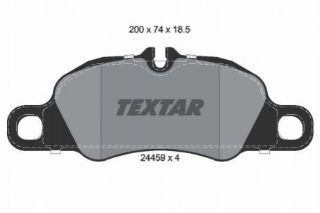 Тормозные колодки TEXTAR 2445901 (фото 1)