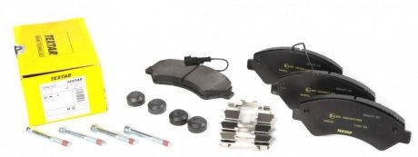 Комплект тормозных колодок, дисковый тормоз TEXTAR 2446703 (фото 1)
