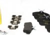Комплект тормозных колодок, дисковый тормоз TEXTAR 2457801 (фото 1)