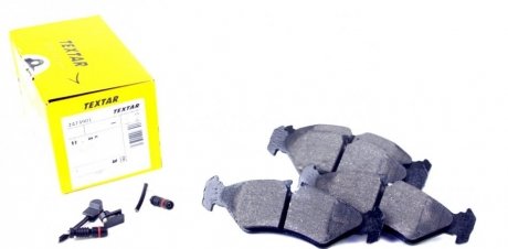 Комплект тормозных колодок, дисковый тормоз TEXTAR 2473901 (фото 1)