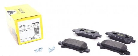 Комплект тормозных колодок, дисковый тормоз TEXTAR 2483501 (фото 1)