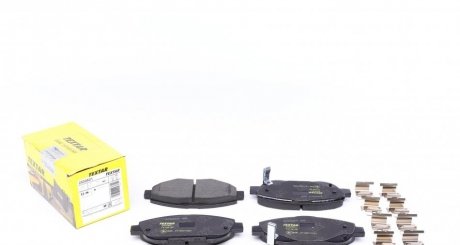 Комплект гальмівних колодок, дискове гальмо TEXTAR 2500601