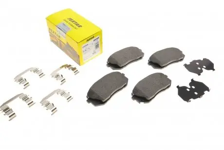 Комплект тормозных колодок, дисковый тормоз TEXTAR 2520504