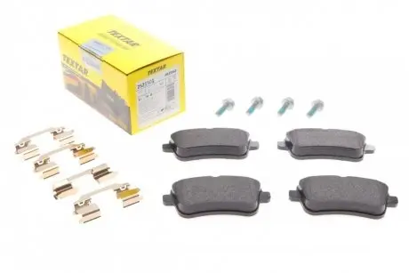 Комплект гальмівних колодок, дискове гальмо TEXTAR 2521501
