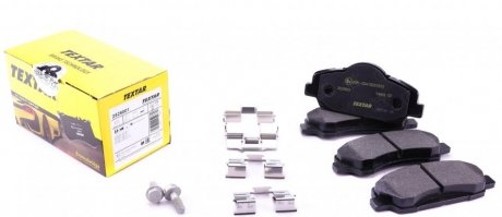 Комплект тормозных колодок, дисковый тормоз TEXTAR 2525001 (фото 1)