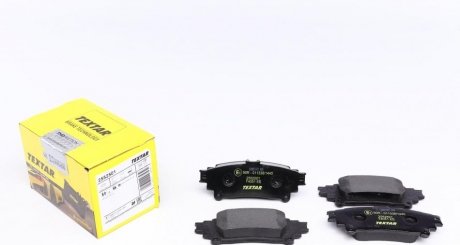 Комплект гальмівних колодок, дисковий гальмо TEXTAR 2552501 (фото 1)