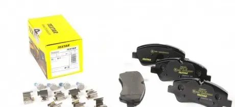 Комплект тормозных колодок, дисковый тормоз TEXTAR 2560301